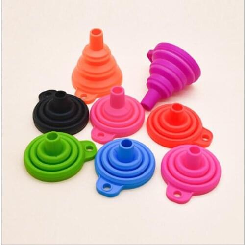 Wholesale Diamond Painting Accessories Tools Convenient Foldable Silicone funnel Bead Container Diamond Embroidery Mosaic Tool