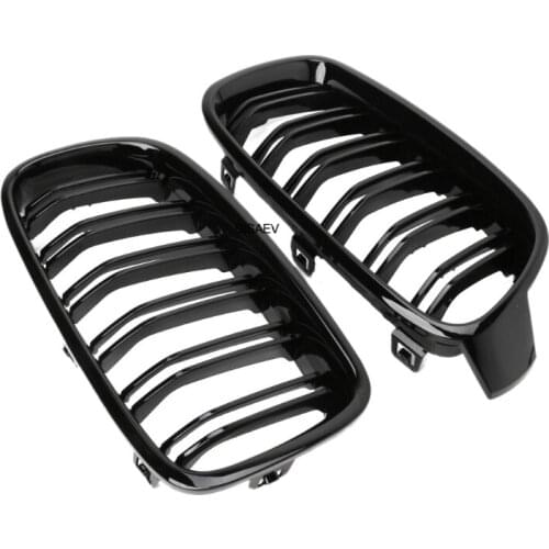 Suitable for BMW 3 Series F30 F31 F35 2012-2019 Bright black front grille grille