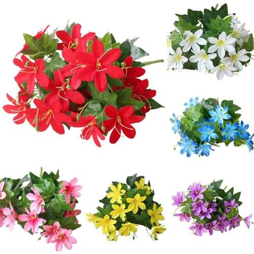 1Pc Vivid Color Beautiful Non-fading Artificial Flower DIY Garden Stage Party Home Wedding Desktop Office Stages Parks Decor