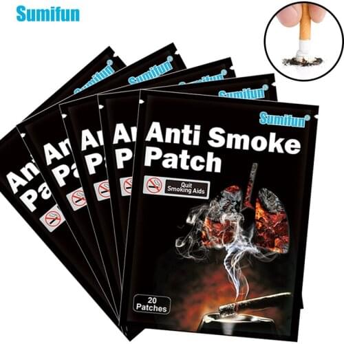 100Pcs Sumifun Quit Smoking Patch Anti Cigarettes Product Dismiss Smoking Addiction Cessation Pad Chinese Herbal Natural