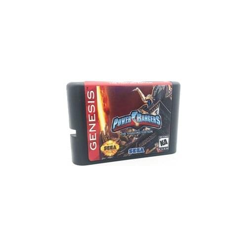Power Rangs The Fighting Edition 16 bit MD Games Card For Sega Mega Drive &r Genesis System