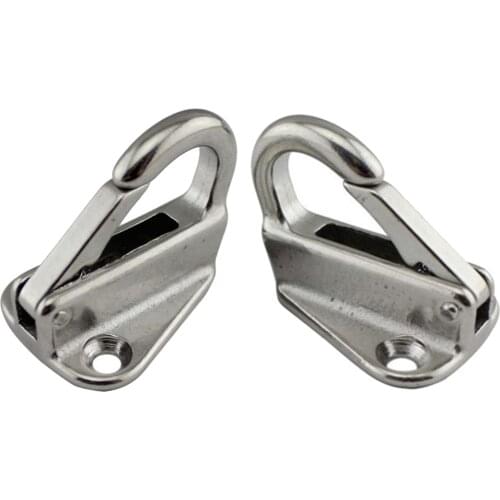 2x Spring Snap Fending Hook Locked Fender Hooks Attach Rope Accessories