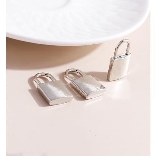 5pcs 15*26mm Fashion Love Lock Charms Fit Bracelets Pendants Necklaces DIY Handmade Craft Jewelry Making Accessories