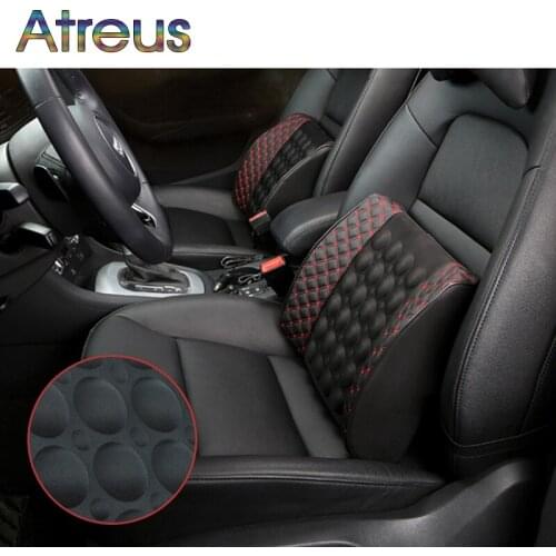 Atreus 1Pcs 12V Car Seat Massage Cushion for Ford Focus 2 3 VW Passat B6 B5 B7 T4 Skoda Rapid Fabia Octavia A5 A7 Accessories
