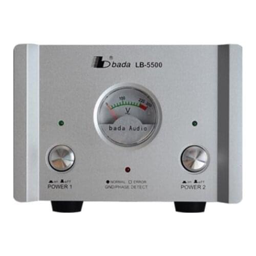 3000W High-Quality Power Supply Filter EMI Power Socket Protection With Voltmeter Extension Socket For HiFi Audio