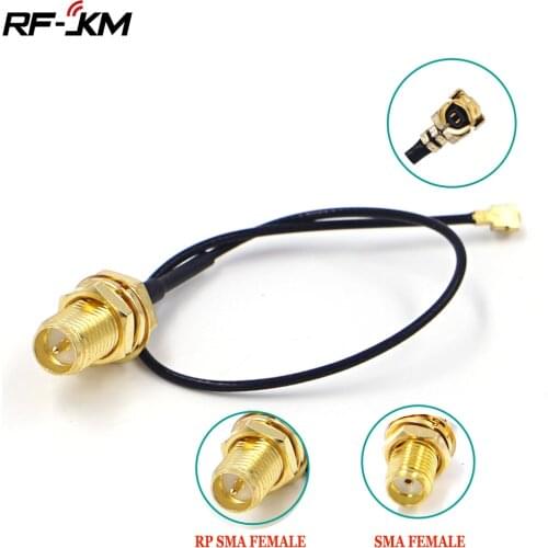 SMA Female Connector Cable Female to uFL/u.FL/IPX/IPEX RF Coax Adapter Assembly Pigtail Cable 1.13mm RP-SMA