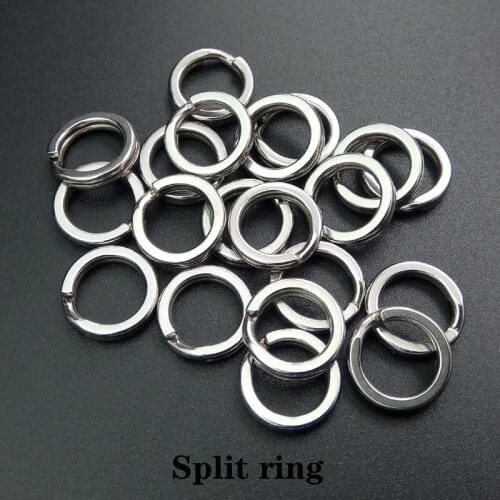 [GREENMOUNT]wholesale12#/14# fishing rings split ring fishing connector