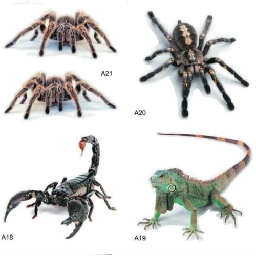 JOORMOM New Stereo Car Spider Lizard Animal Car Sticker Simulation Modified Car Rear Sticker Car Interior Accessories