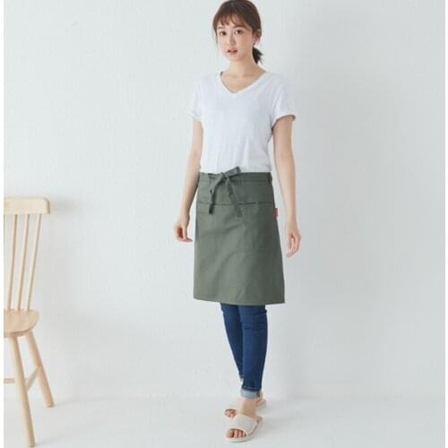 Short apron half-length cafe restaurant beauty waiter haircut home cleaning apron aprons for woman