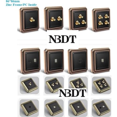 Red Bronze Zinc Wall Toggle Switch Knob Classic Antique Retro Vintage Phone Fan Internet TV