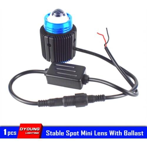 Strong Stable Spot Led Lights With Ballast Out Driver 20W 9000LM High Low Beam Mini Lens Yellow White Flash Dyoung