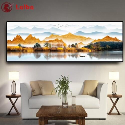 Full square diamond painting Classic art, autumn landscape pictures for embroidery round diamond mosaic wall stickers decoration