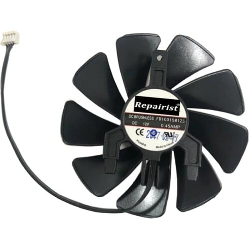 RX-470D GPU Cooler FD10015M12S Graphics Cards Fan For Sapphire RX470D 4G D5 GOLD OC As Replacement