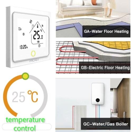 5A/16A ZigBee Smart Electric Floor Heating Water Thermostat Water Smart Home Gas Boiler Programmable Temperature Controller