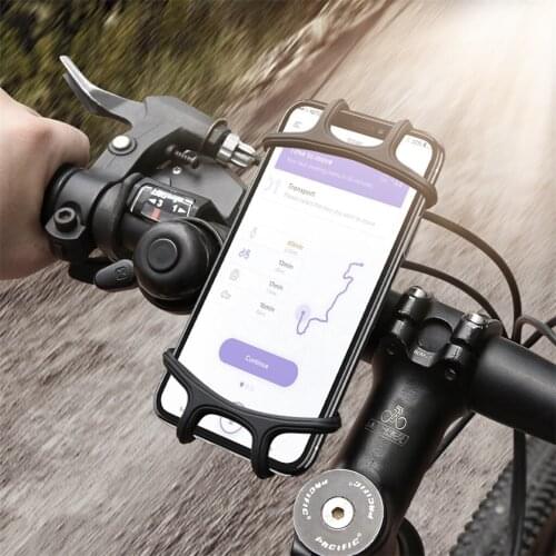 Universal Bike Phone Holder Motorcycle Bicycle Mobile Cell Phone Stand Handlebar Clip Holder 360° Rotation Bike Bracket Dropship