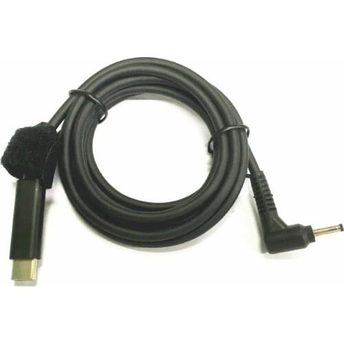 USB-C Type-C to 3.0mm 1.1mm PD Charging Cable DC Tip for Acer,Asus laptops