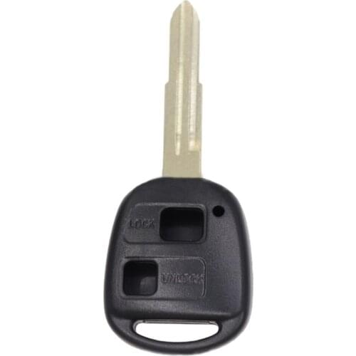 Car Key Shell Renault Megan Modus Duster 2Buttons Black For Toyota Hiace ABS Clio Kangoo Logan