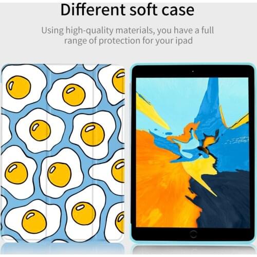 Poached Egg iPad Case For iPad Magnet For iPad Mini 5 4 3 Case For iPad Air 2 Case Pro 2020 11'' Tablet Folding Case 5th 6th