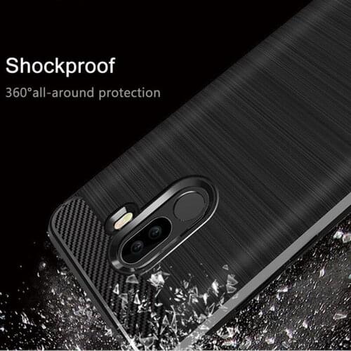 Poco F1 Case For Xiaomi pocophone F1 Cover Silicone Bumper Soft Carbon Case for Xiaomi pocophone F1 Global Mobile Phone Case