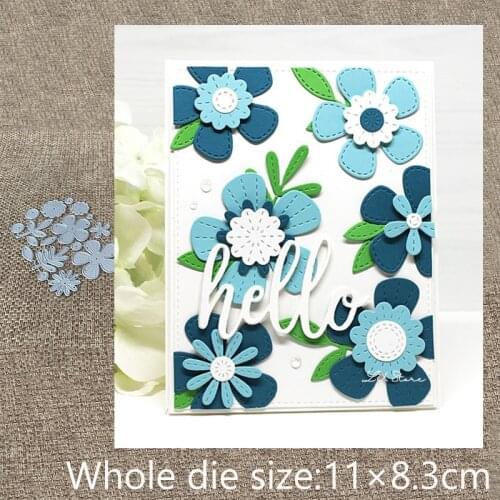 New Design Craft Metal Cutting Die die cuts leaves flower decoration scrapbook Album Paper Card Craft Embossing die cuts