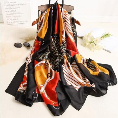 Beach Wrap Chiffon Shawl Women Silk Scarf Female Scarves Ladies Beach Wrap Chain Chiffon Shawl Muffler 10 PCS/LOT