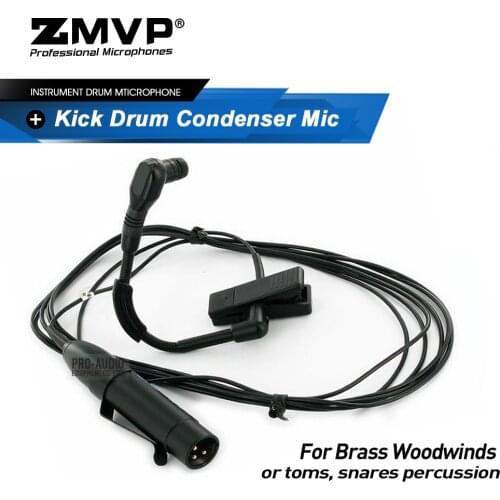 Professional BETA98H/C Percussion Instrument Microphone XLR plug BETA98 Flexible Gooseneck Condenser Mic For Brass Woodwinds