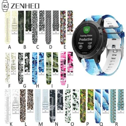 22mm Silicone Watchband Quick Release Strap For Garmin Fenix 5/5 Plus Band For Garmin Forerunner 935/Instinct/Quatix 5 Bracelet
