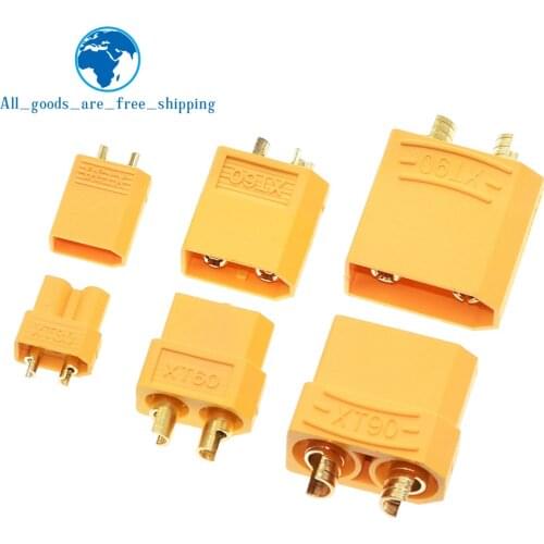 TZT 1Pair XT30 XT60 XT90 Male Female Bullet Connectors Plugs For RC Lipo Battery Wholesale DIY