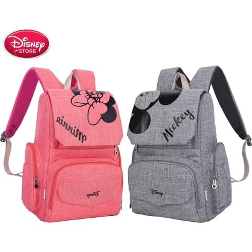 Disney Mummy Diaper Bag Maternity Nappy Nursing Bag for Baby Care Travel Backpack Designer Disney Mickey Minnie Bags Handbag