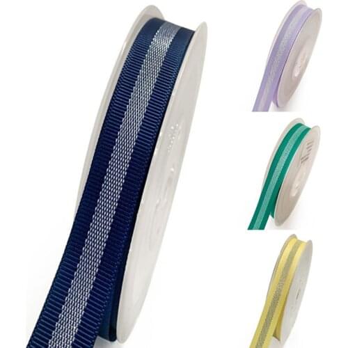 10mm/15mm/25mm Silver Thread Ribbon 20 yards DIY Handmade Material Hair Bow Headwear Material Stripe Band Gift Wapper