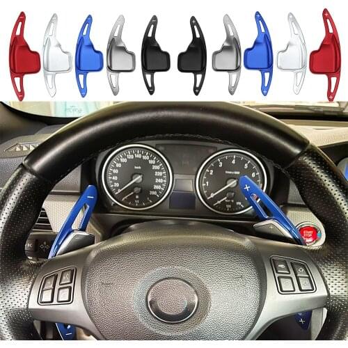 2Pcs Car Steering Wheel Shift Paddle Shifter Extension Aluminum For BMW F30 F31 F32 F10 F20 F22 F15 F16 X1 X3 X4 X5 X6