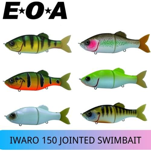 2021 EOA IWARO 150 Jointed Swimbait Slow Sinking 58.5g 150mm Hard Iscas Artificial Fishing Lurebait By GONG LEI