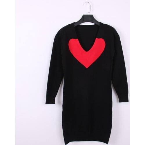 2021 Fashion Women Sweater Knit Dress Mini V-Neck Black Long Sleeve Spring Autumn Winter Female Robes Vestidos Korean Lady ins