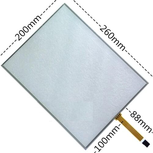 12.1 Inch 4 wire resistance touch screen, 12 inch industrial control machine, industrial control integrated machine, touch scree