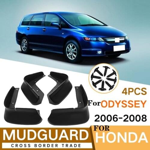4 PCS Mudflap For HONDA Odyssey 2006-2008 Front Rear Car Fender Mud Flaps Guard Splash Flap Mudguards Accessories