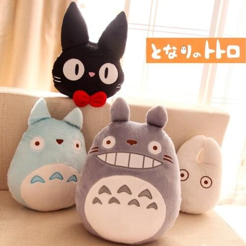 4pcs/set Miyazaki Hayao Anime My Neighbour Totoro/Kikis Delivery Service kawaii plush doll cushion/Pillow toys free shipping