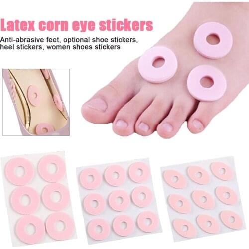 6Pcs/Set Adhesive Callus Cushions Foam Round Toe Foot Corn Bunion Protectors Pads Foot Care