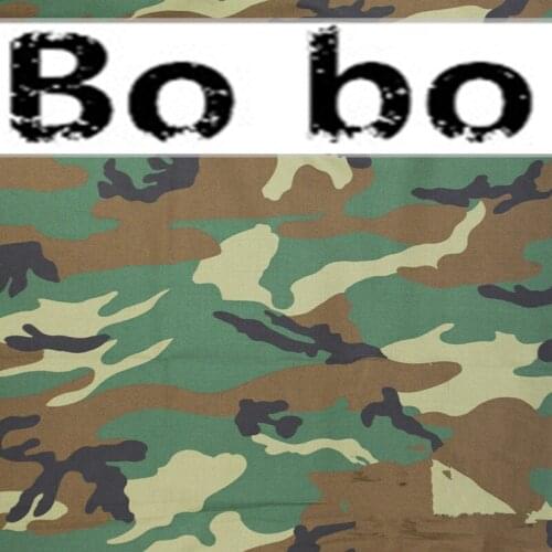 Four-color jungle camouflage polyester cotton plaid camouflage fabric