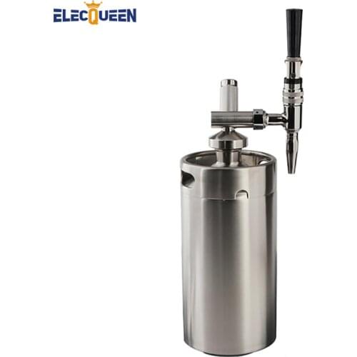 DIY Nitro Cold Brew Coffee Maker with 3.6L Mini Stainless Steel Keg Home brew coffee System Kit