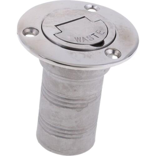 Marine 316 Stainless Steel Boat Deck Filler - 38mm 1.5 Inch Waste