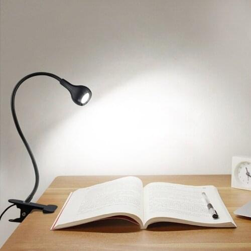 Mycyk Study Reading Work Table Desk Lamps USB Power Table Night Lamp Children Students Bedside Led Lights With Switch With Clip