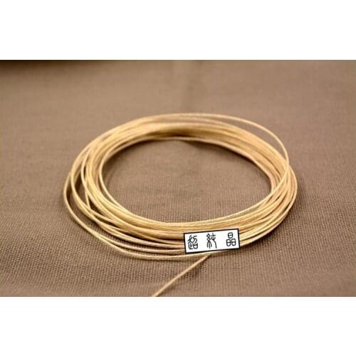 PElitz thick silver 7NOCC fever headset DIY upgrade line 40 core OD:1.25mm (Price is for 6meters)