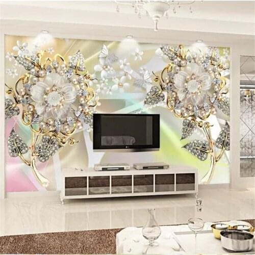 Custom wallpaper 3d photo murals 5d high-end jewelry papier peint noble fashion wall papers home decor papel de parede wallpaper