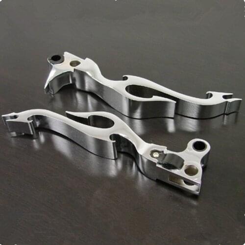 Motorcycle Flame Brake Clutch Levers For Harley XL Sportster 883 FLSTN Softail FXDL Dyna Road King