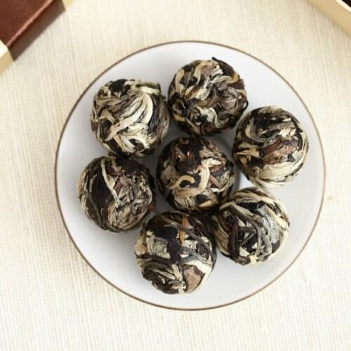 The Oldest pu'er Tea Chinese Yunnan Jasmine Dragon Ball Raw Handmade Golden Bud Tea Green Food for Health Care Weight Lose