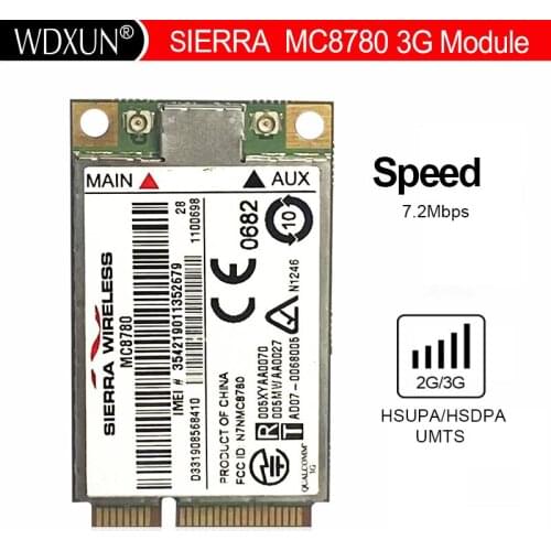 Sierra Wireless Mc8781 mc8780 Umts Hsdpa Module 14.4mb/s Mini Pci Express Pci-e Pcie Card 3g Modem (with Gps, Without Sim Lock)