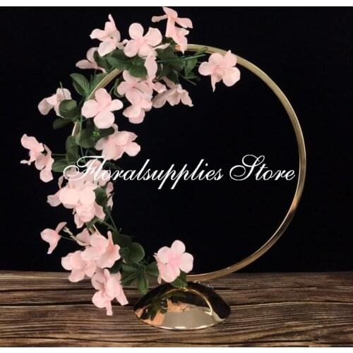 10PCS Circle decor arch for wedding ceremony wedding arch Flower stand for backdrop decoration Table Centerpiece