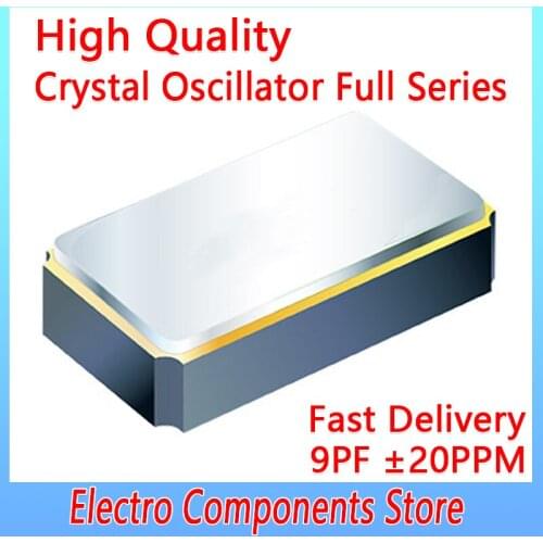 3PCS/Lot 2Pin 1610 32.768KHZ Chip Passive Quartz Crystal Oscillator 9PF ±20PPM RTC 32.768K 1.6*1.0 SMD Passive Crystal Resonator