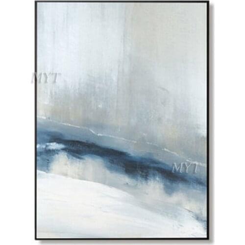 Waterscape Abstract Entry Lux Oil Painting Modern Wall Art Living Room Picture Home Decoration Painting 100% Handpainted