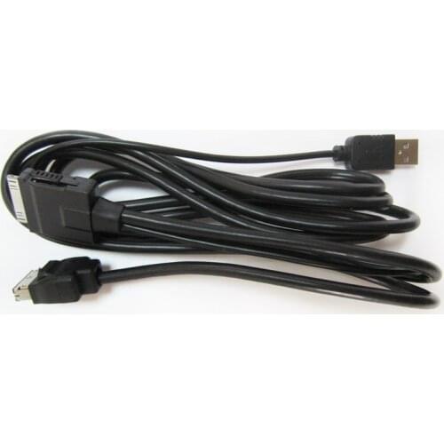 Free shipping!!! New USB Adapter Audio Cable for Pioneer iPhone iPod Touch 4th Gen Car Charge